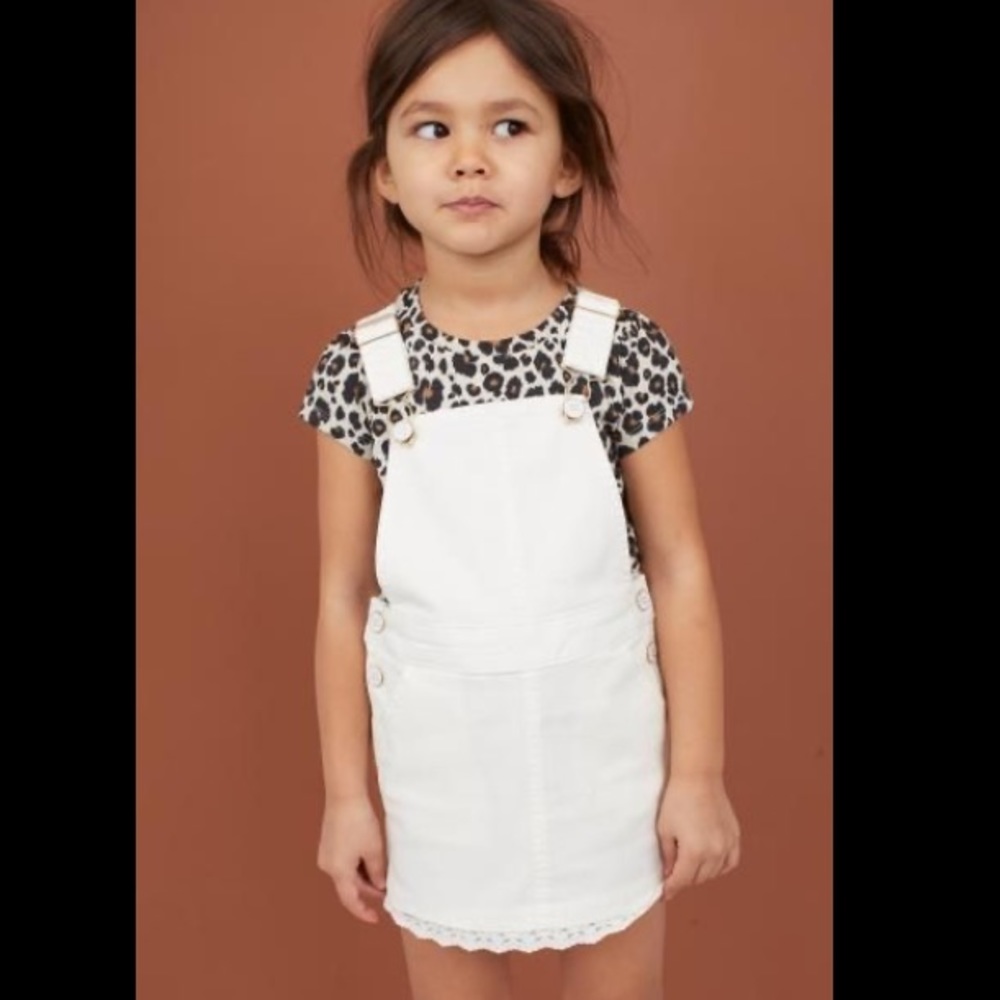 Old Navy Pale Pink Corduroy Overall Dress